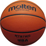 モルテン　ネーム加工可  バスケットボール　7号球 検定球　MTB7WG